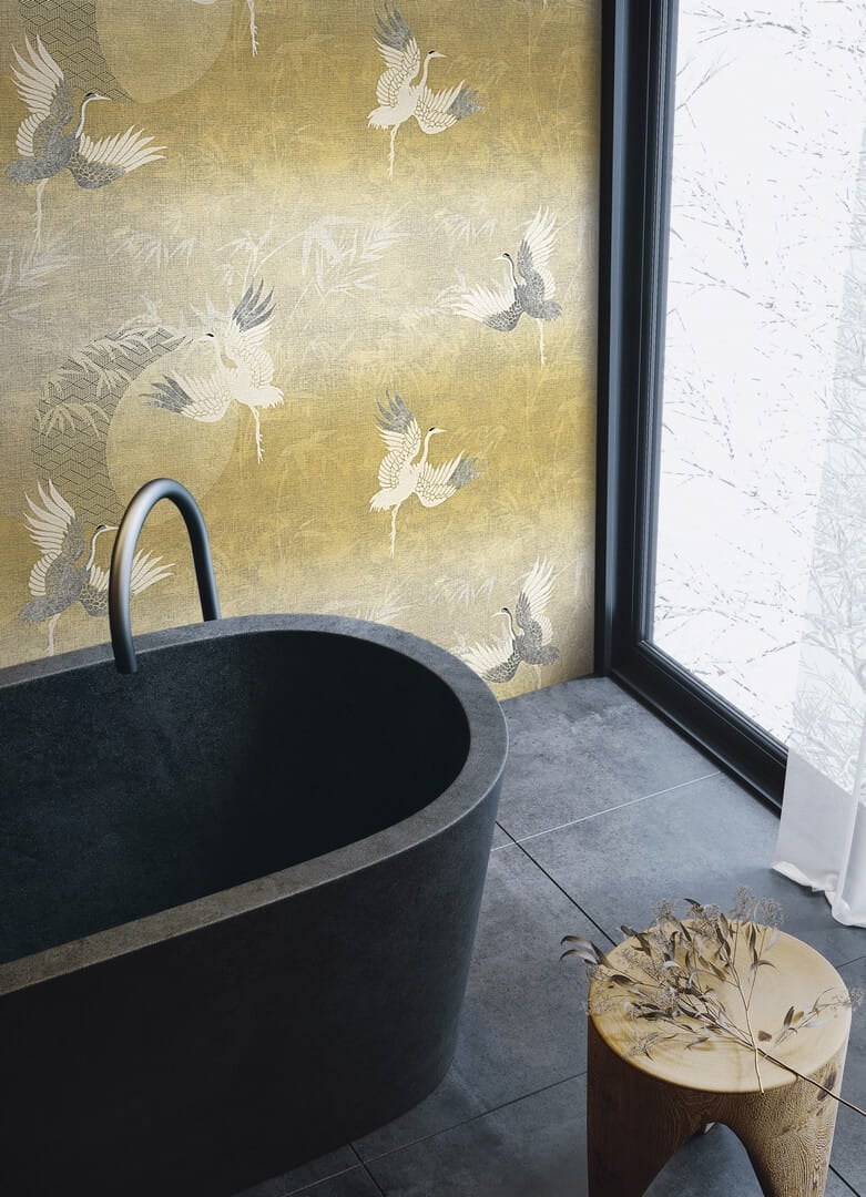 Tapeta żurawie Decori & Decori 72905 Zen - 106cm szer.