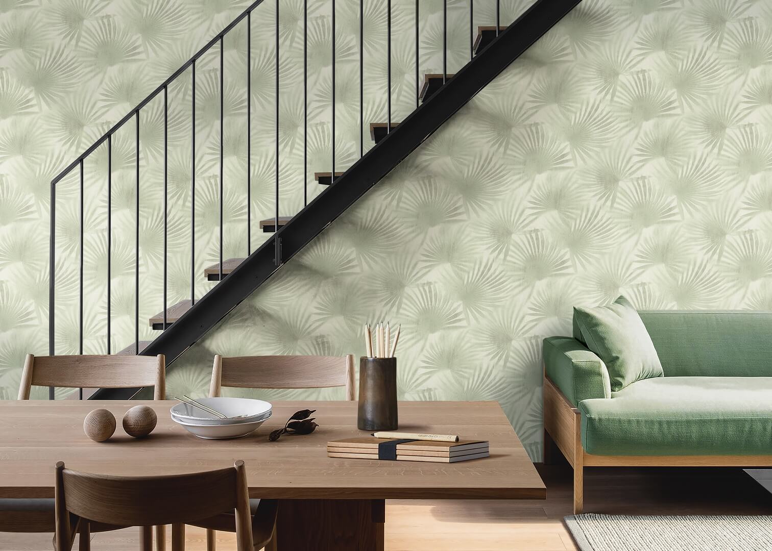 Tapeta palmowe liście Decori & Decori 72909 Zen - 106cm szer.