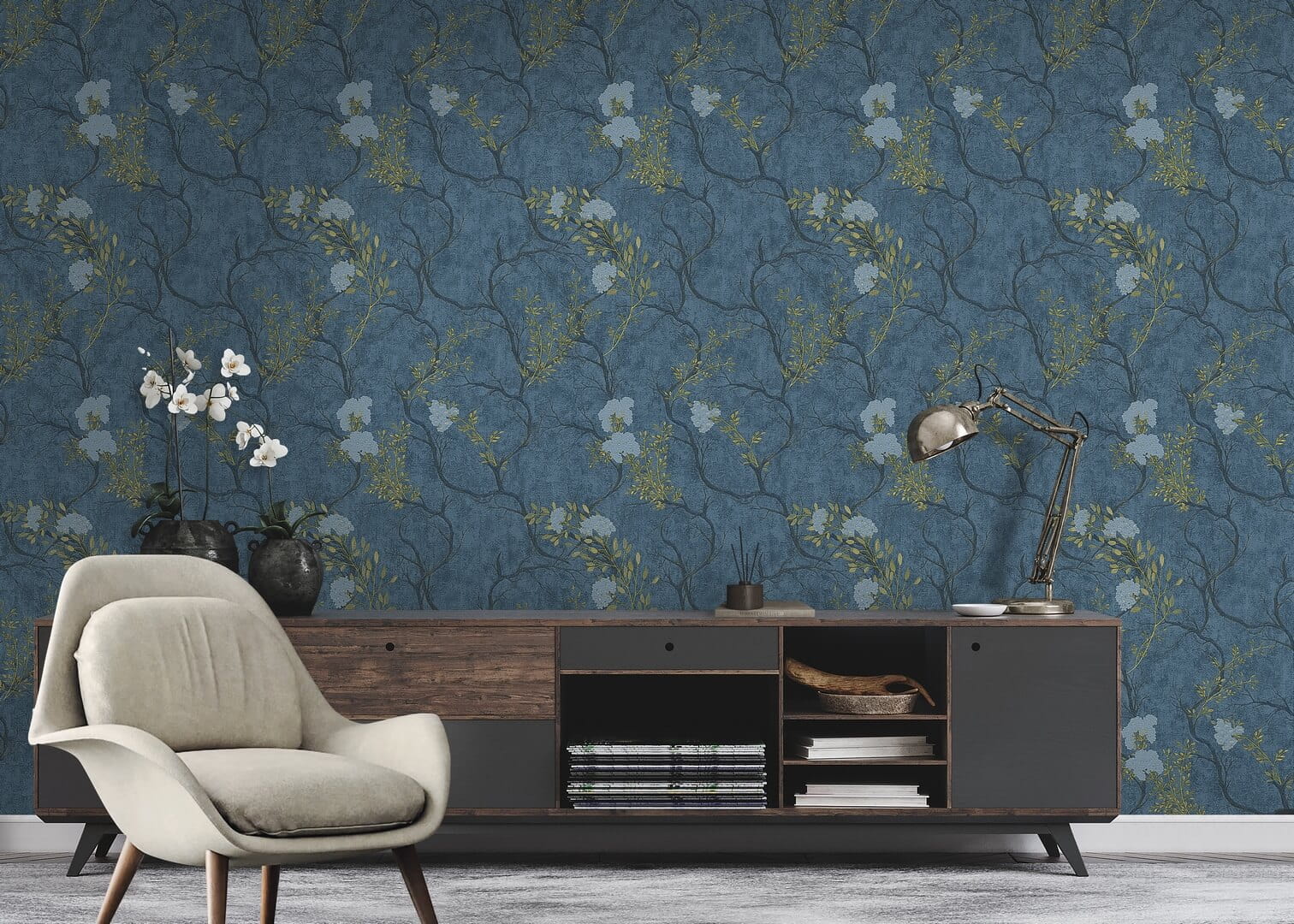 Tapeta roślinna Decori & Decori 72958 Zen - 106cm szer.