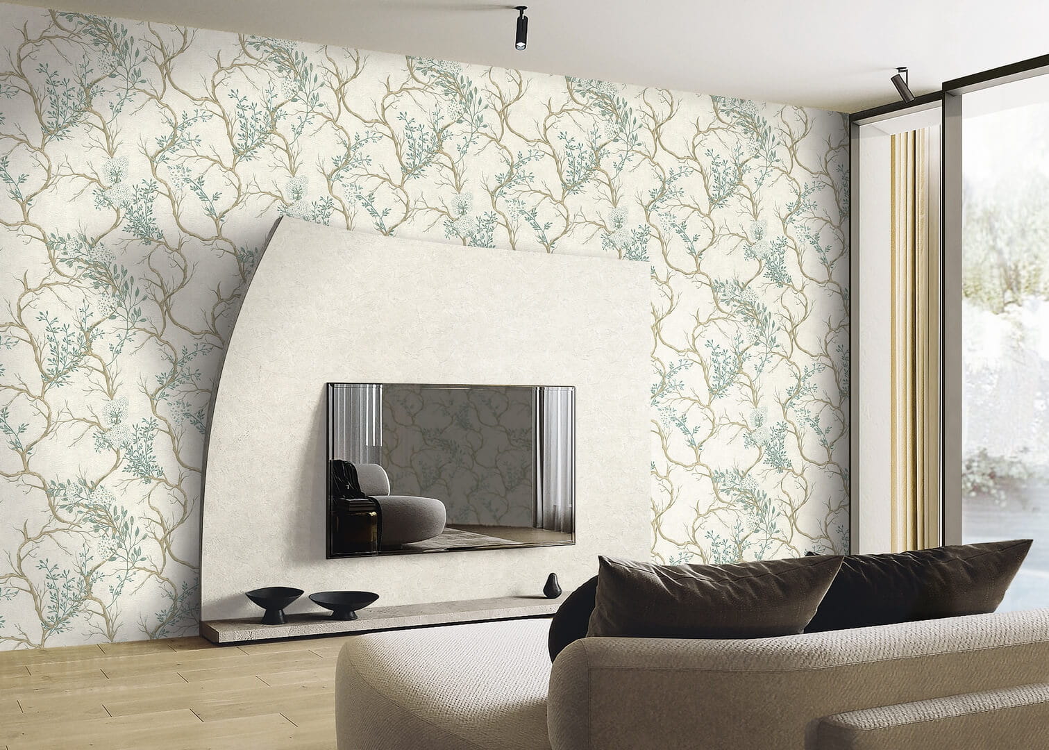 Tapeta roślinna Decori & Decori 72959 Zen - 106cm szer.