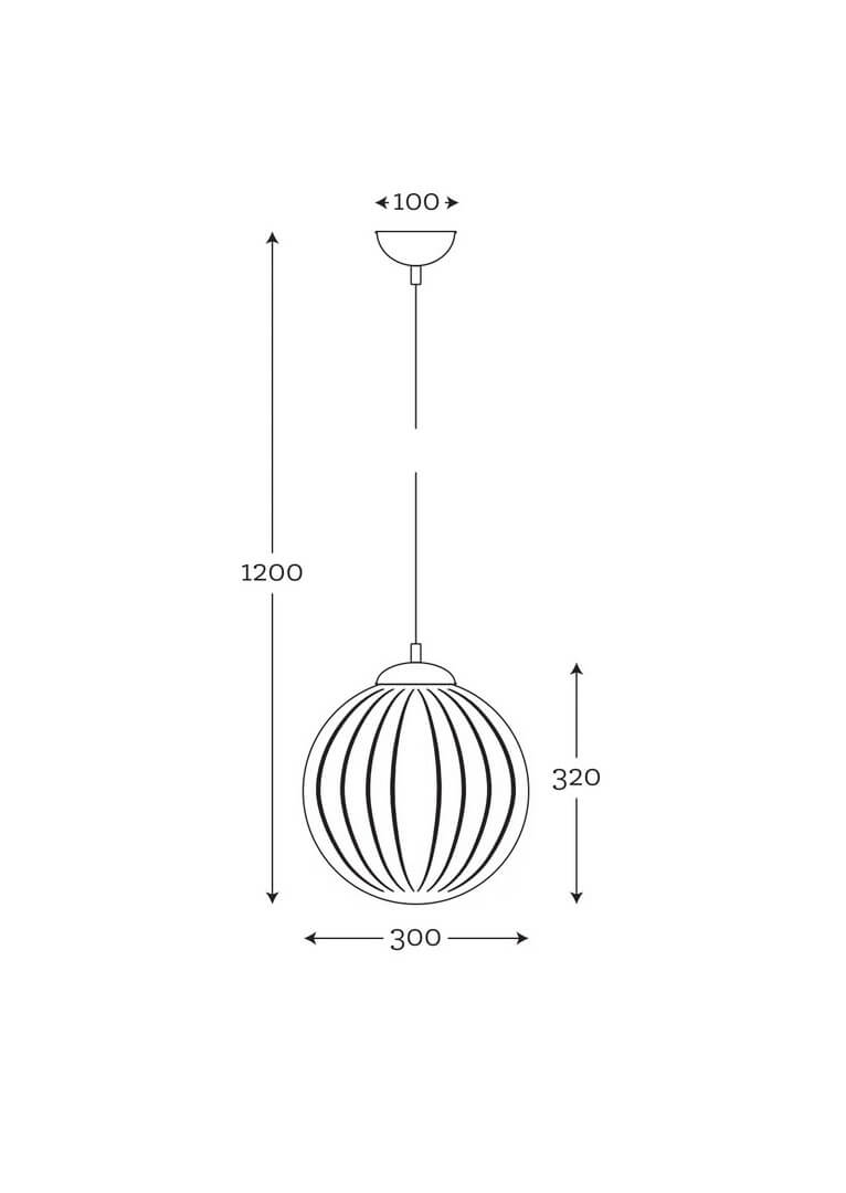 Lampa wisząca Arran Grey Stainless Steel Famlight
