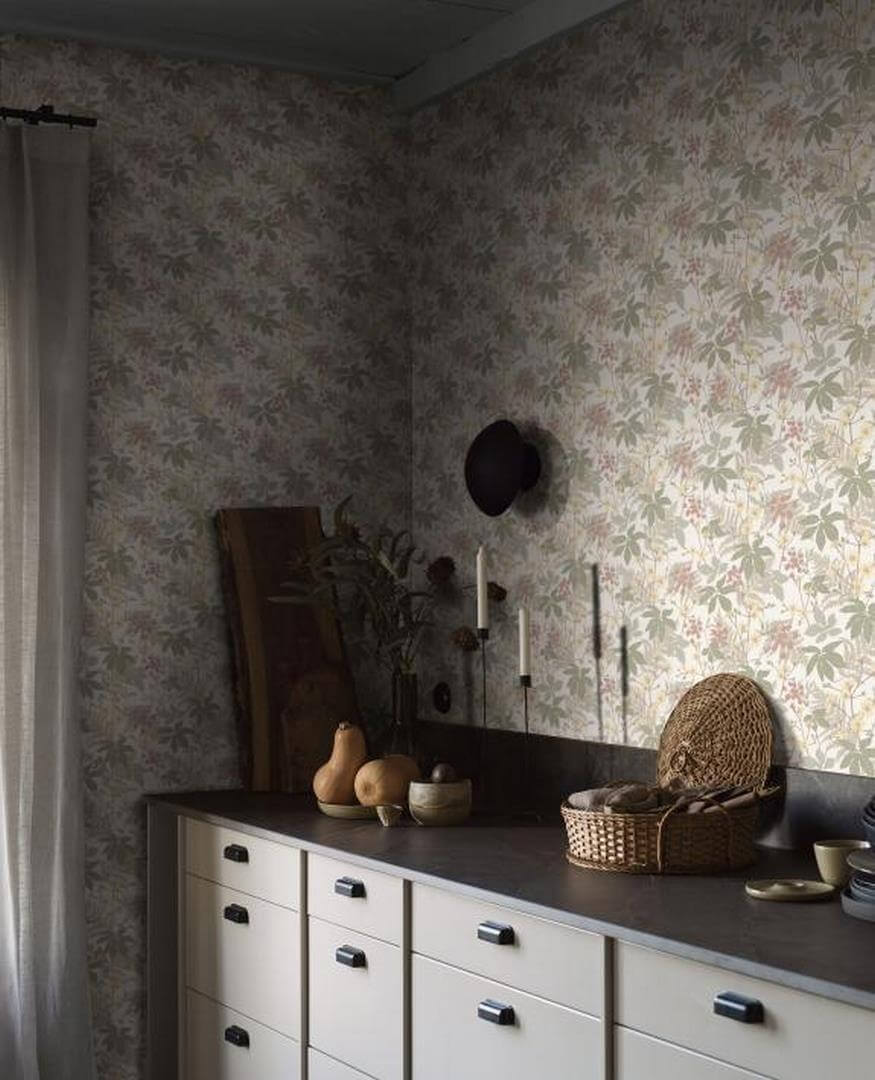 Tapeta roślinna Boras Tapeter Lindskog 3952 Essens