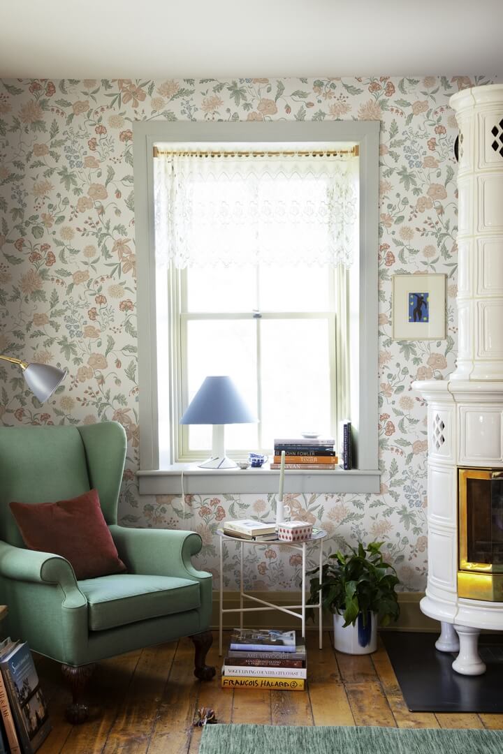 Tapeta roślinna Sandberg S10166 Till Karin Spring Green Huset i Solen