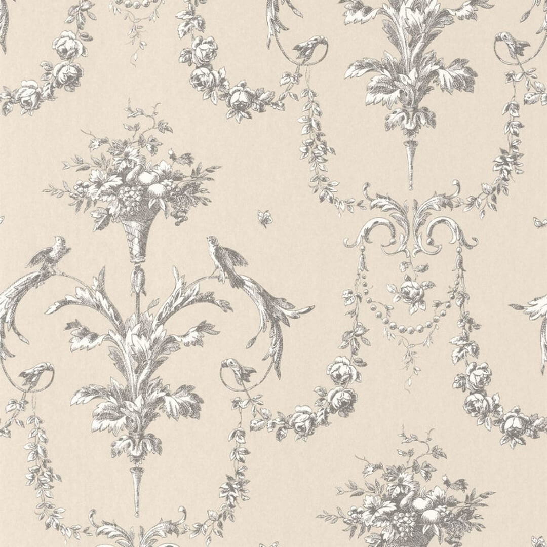 Tapeta ornamentowa Casadeco LBTJ 87929621 Corne D'abondance Les Belles Toiles de Jouy