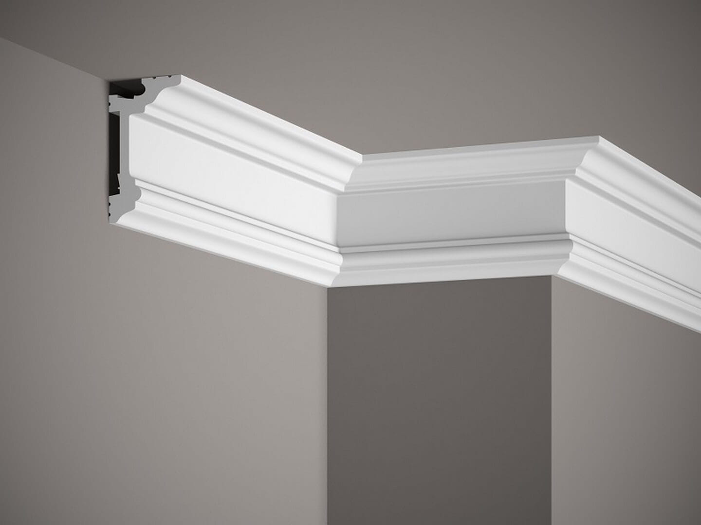 Listwa karniszowa LED MD137 (MDB137) Mardom Decor wys. 9,6cm