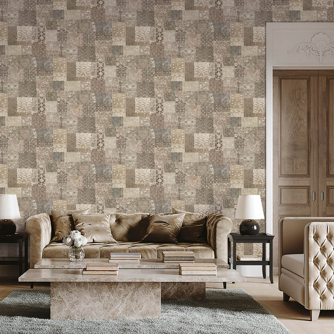 Tapeta patchwork Emiliana Parati 97202 Tesori d'Oriente - 106cm szer.