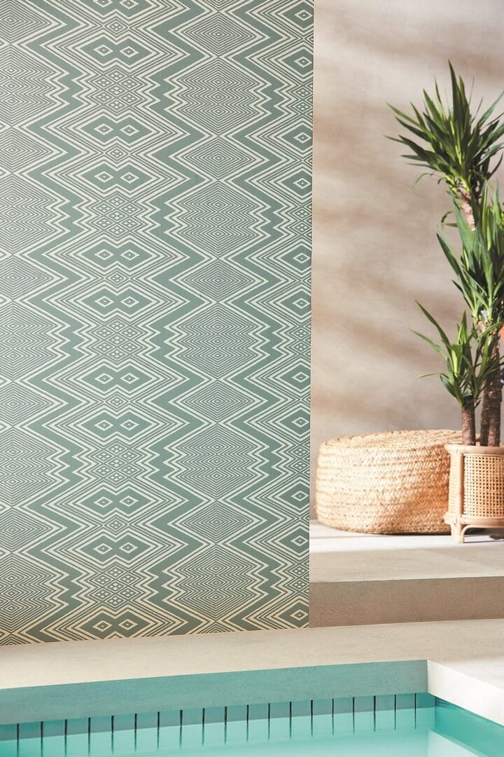 Tapeta zygzaki Harlequin 112848 Ankara Colour II