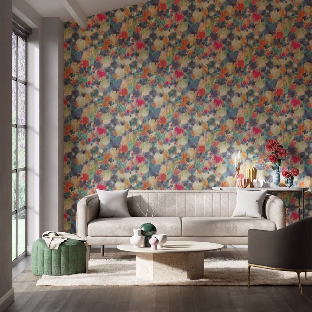 Tapeta akwarelowe kwiaty Harlequin 111476 Exuberance Colour II