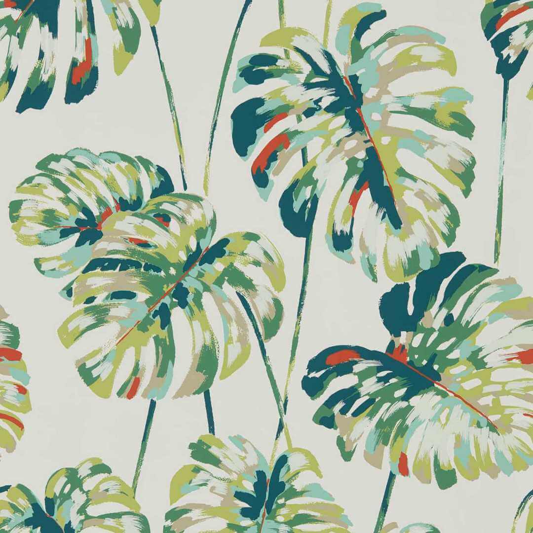 Tapeta liście monstery Harlequin 111753 Kelapa Colour II