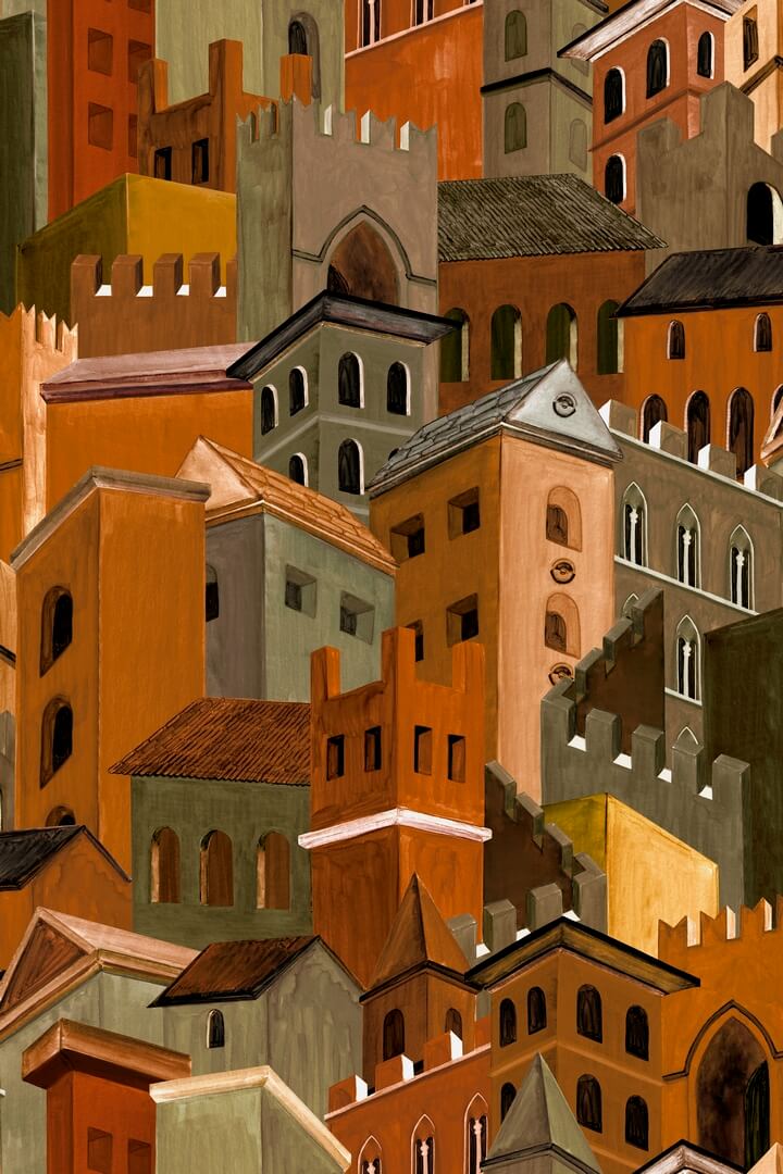 Tapeta miasto Arte 97680 Citta di Castello Decors & Panoramiques