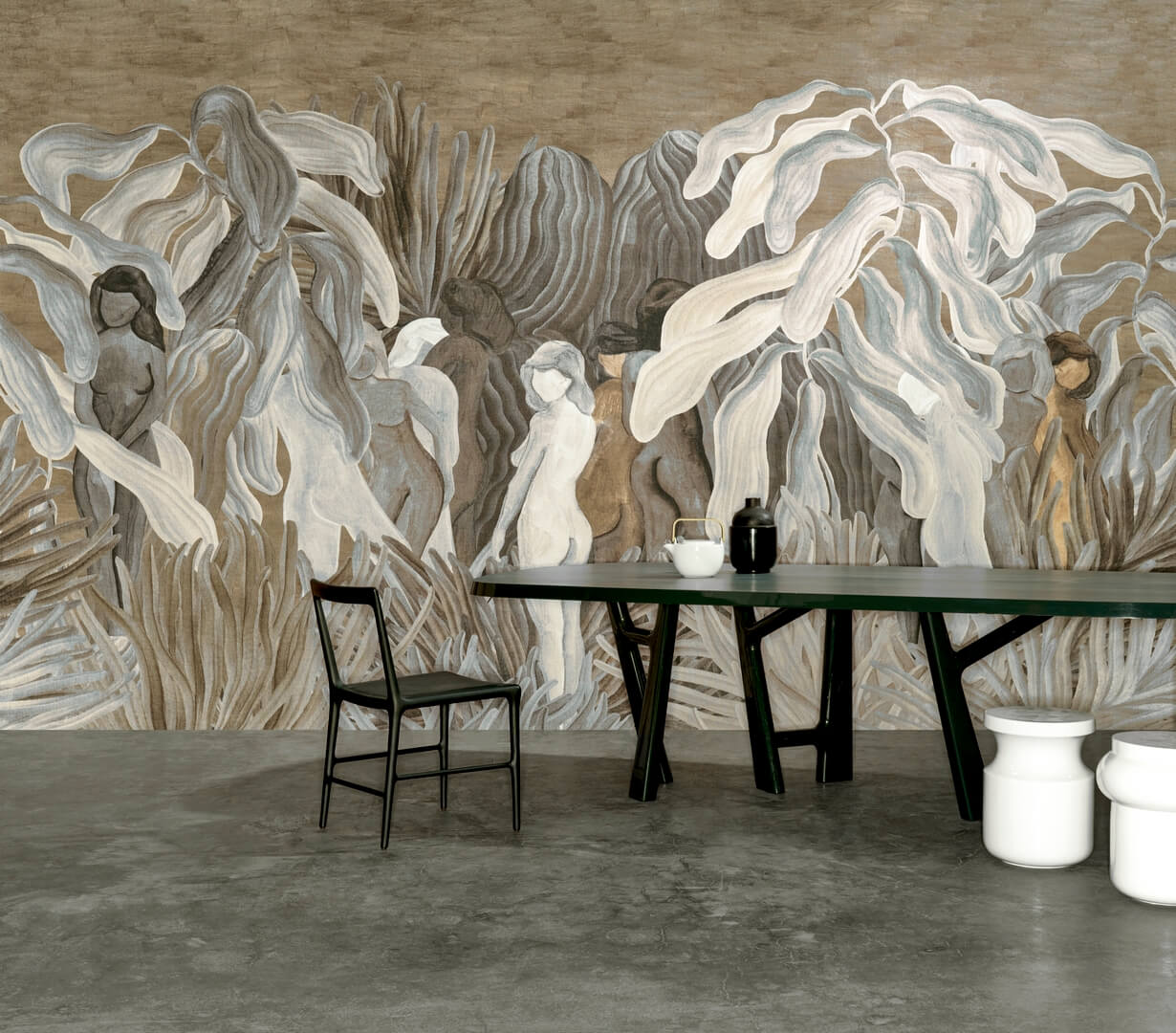 Mural tajemnicze sylwetki kobiet Arte 97721 Secret Silhouettes Decors & Panoramiques