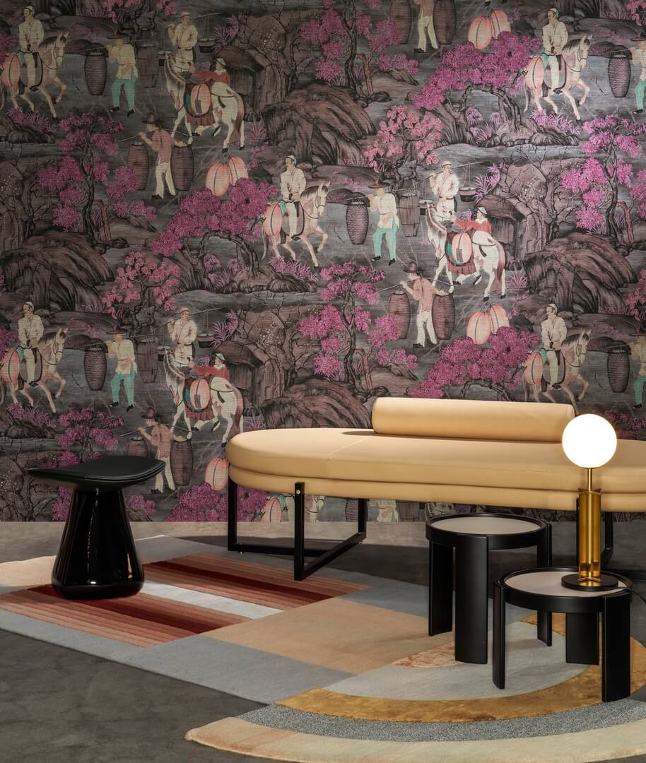 Tapeta scenki rodzajowe Arte 97690 Toile de Tibet Decors & Panoramiques