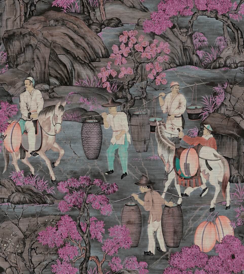 Tapeta scenki rodzajowe Arte 97690 Toile de Tibet Decors & Panoramiques
