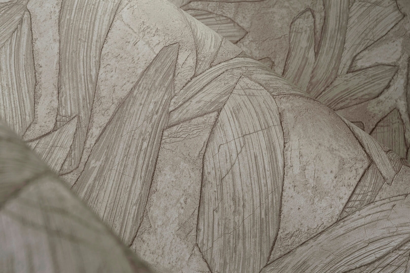 Tapeta liście tynk Arte 42521 Piante Sculptura