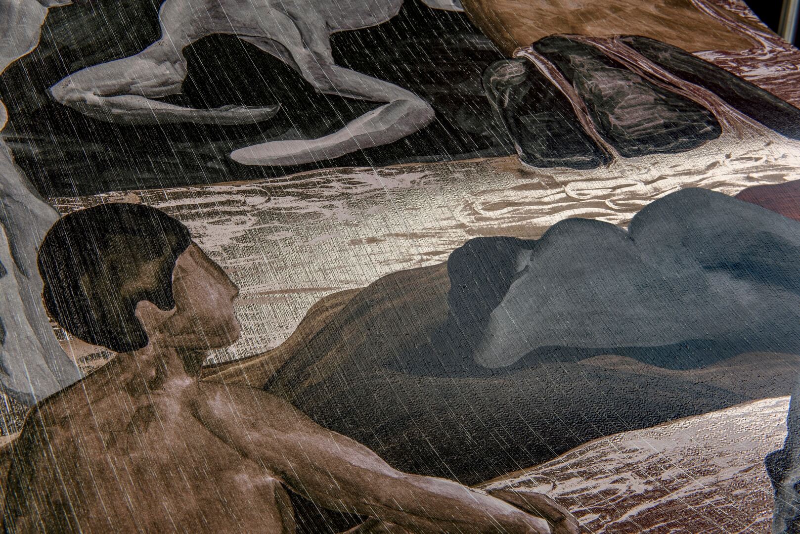 Tapeta scena łaźni termalnej Arte 70501 Saturnia Les Thermes