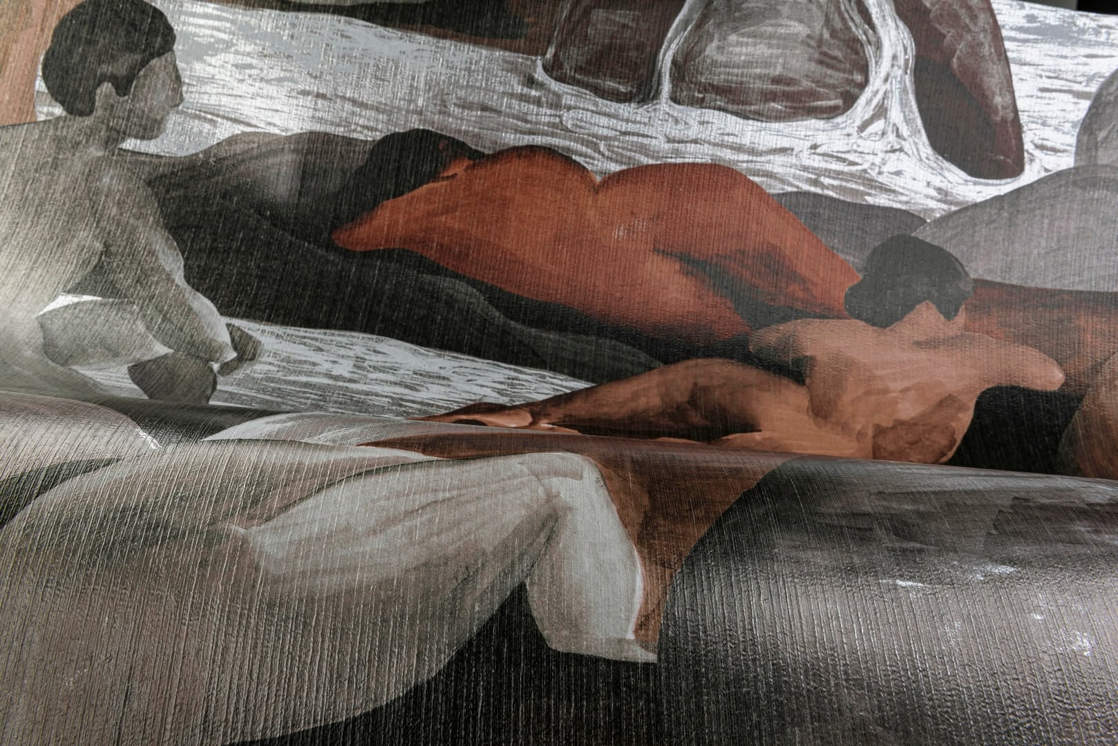 Tapeta scena łaźni termalnej Arte 70502 Saturnia Les Thermes