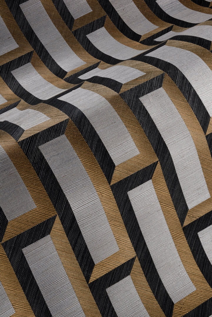 Tapeta naturalna prostokąty efekt 3D Arte 72723 Biseau Marqueterie