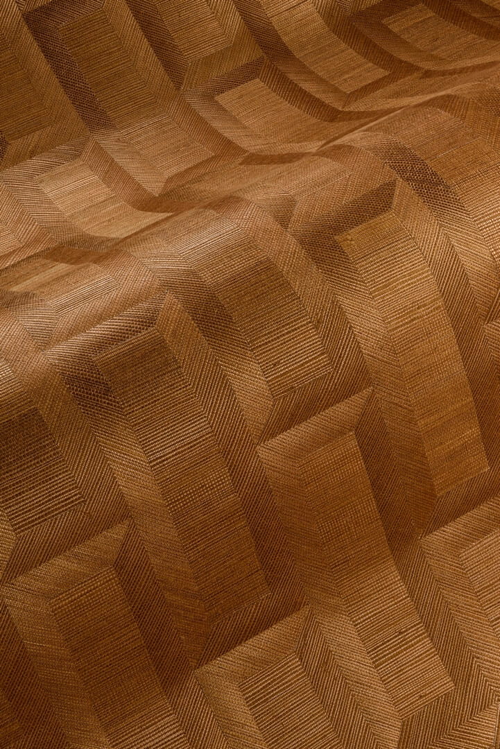 Tapeta naturalna prostokąty efekt 3D Arte 72732 Biseau Marqueterie