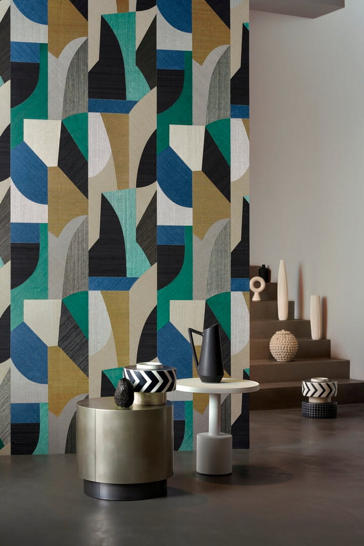 Tapeta naturalna patchwork Arte 72771 Puzzle Marqueterie