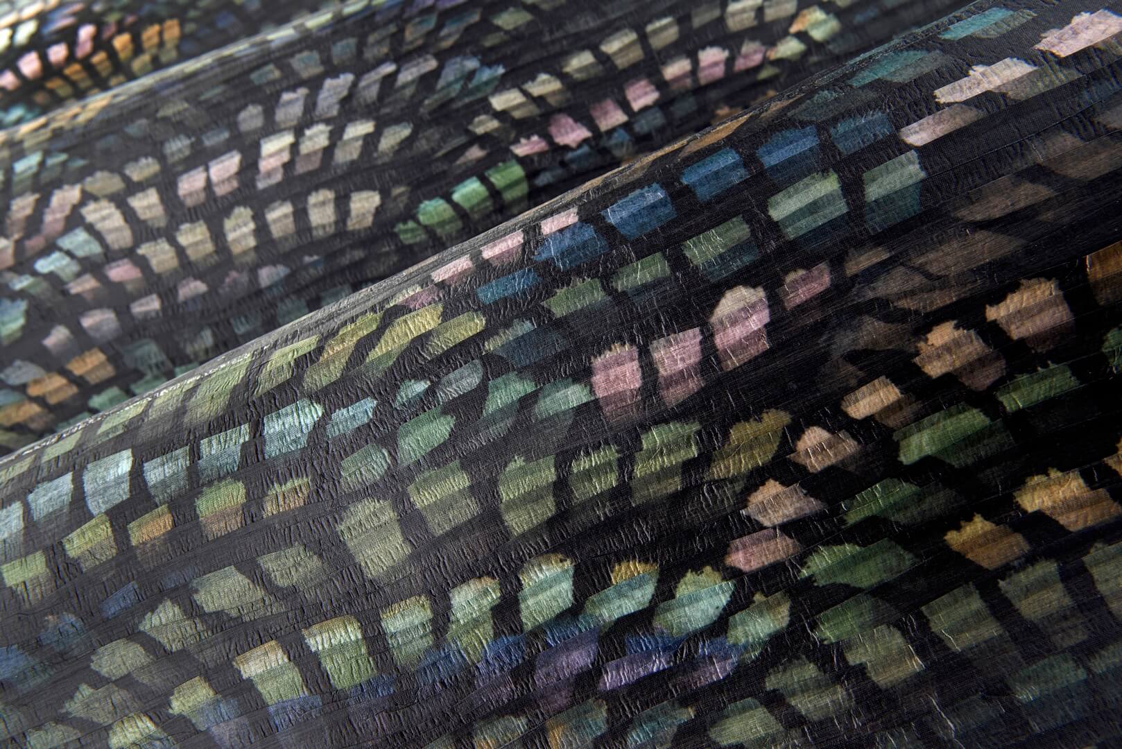 Tapeta tekstylna wachlarze Arte Moooi MO4022 Dandelion Cranes Memento Moooi