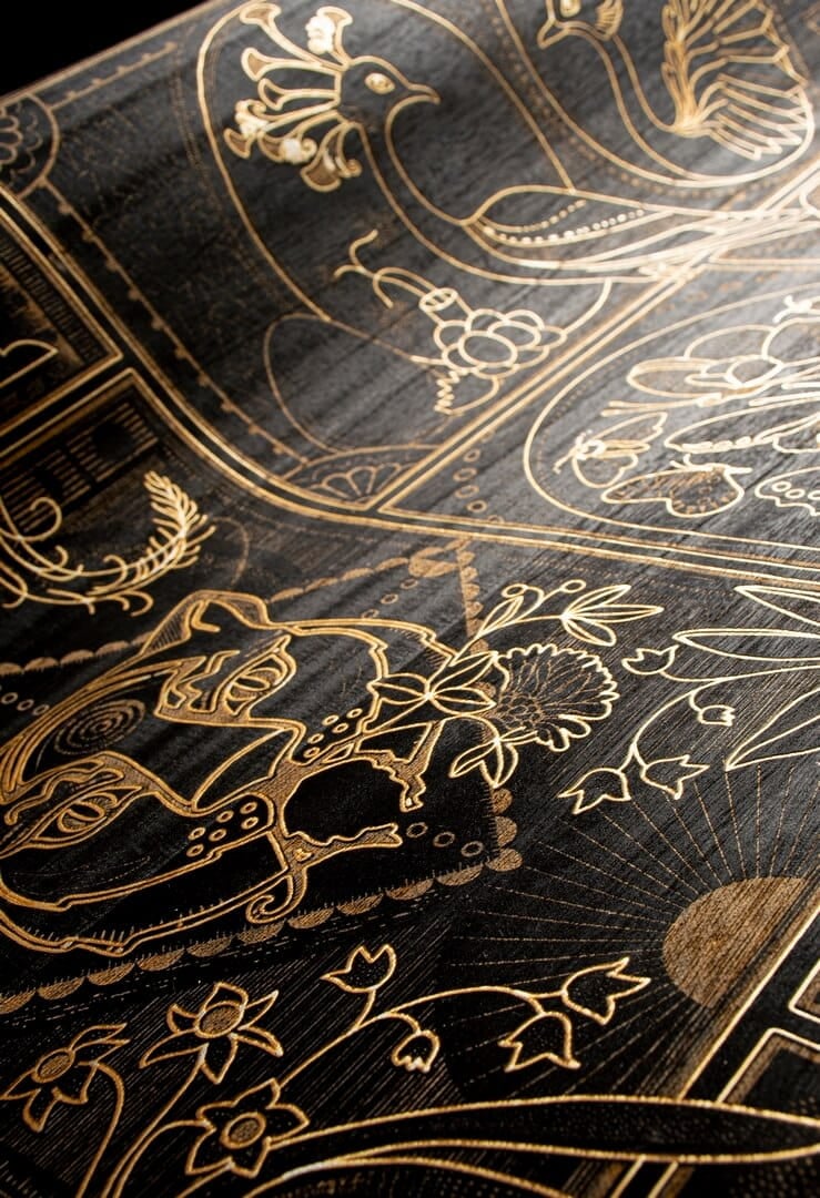 Tapeta zwierzęta fornir Arte Moooi MO4040 Golden Tiger Memento Moooi