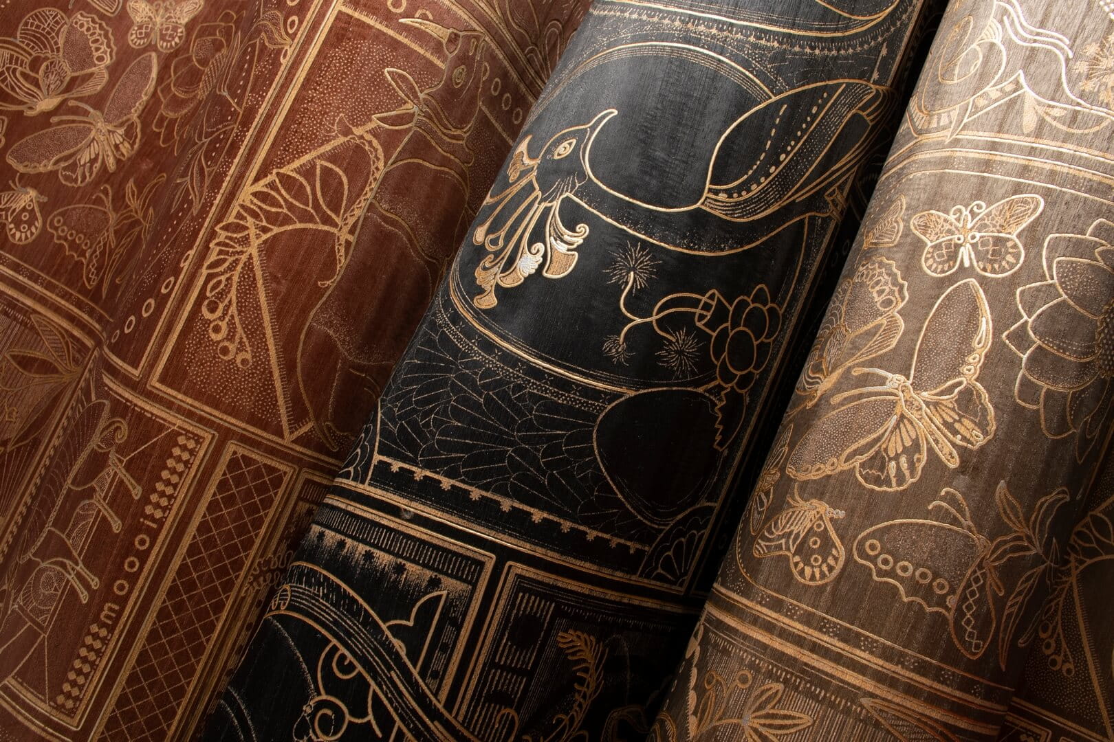 Tapeta zwierzęta fornir Arte Moooi MO4042 Golden Tiger Memento Moooi