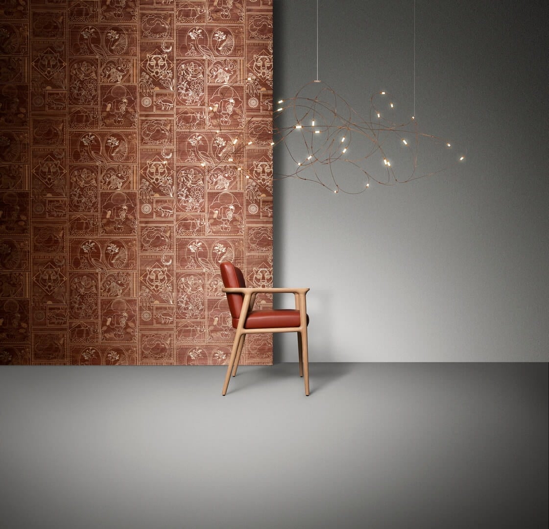 Tapeta zwierzęta fornir Arte Moooi MO4042 Golden Tiger Memento Moooi