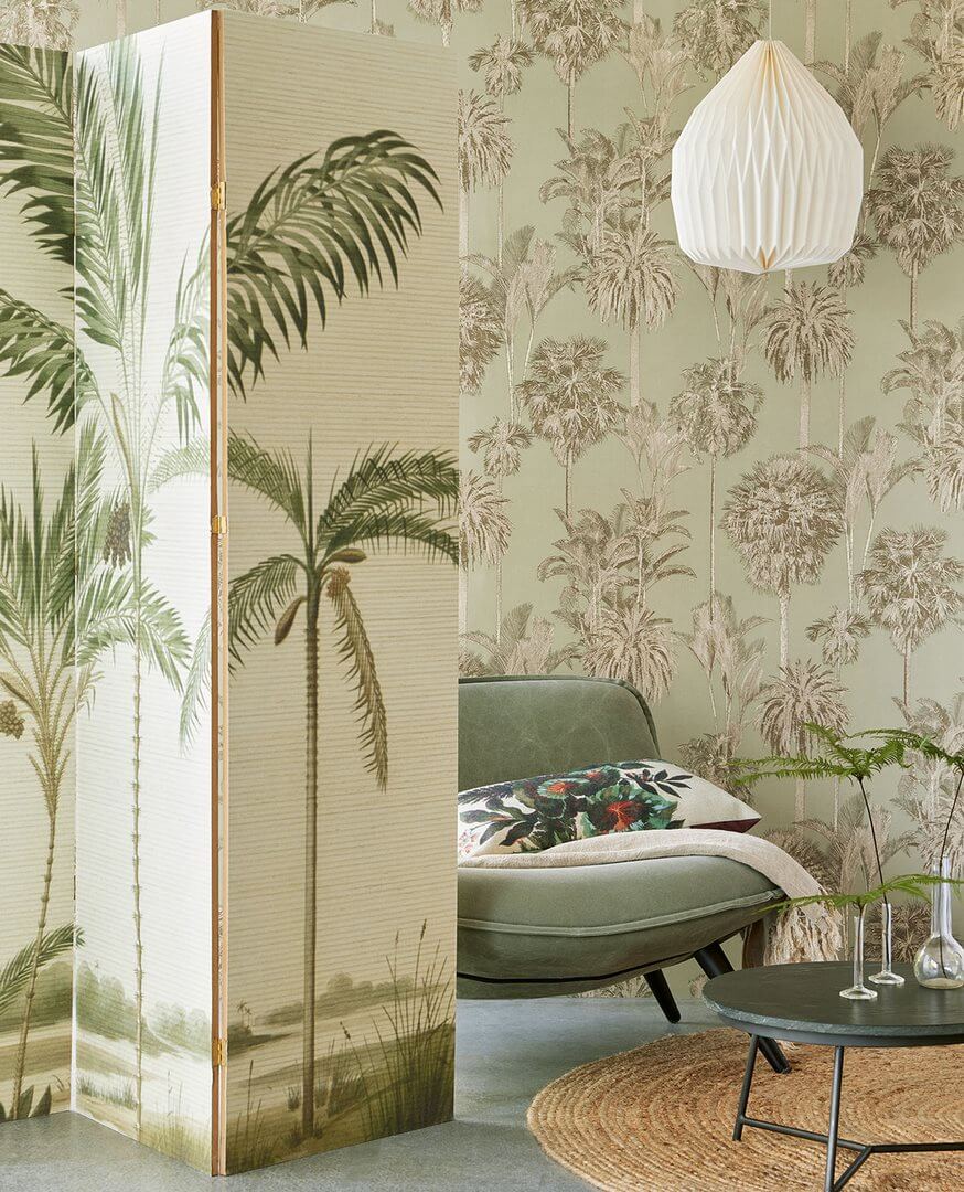 Tapeta egzotyczne drzewa Eijffinger 317321 Oasis