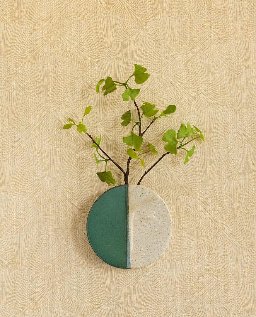 Tapeta liście Ginkgo Biloba Eijffinger 317333 Oasis