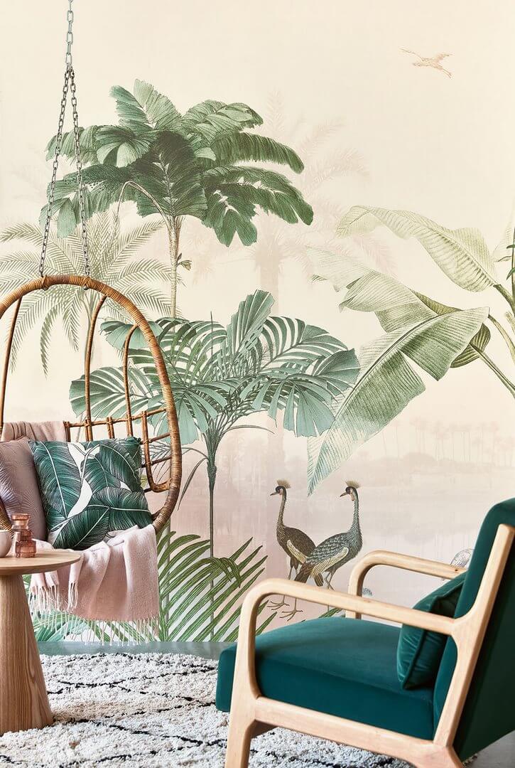 Mural krajobraz dżungli Eijffinger 317403 Oasis