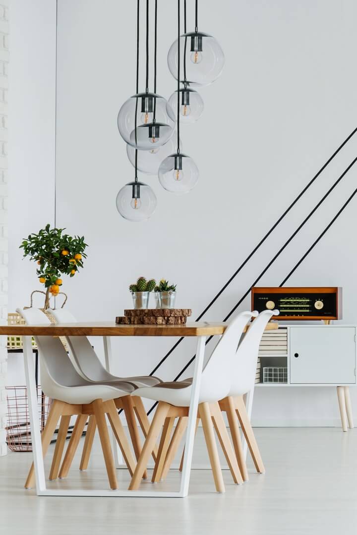 Lampa wisząca Bacan Famlight Olive 6 kul