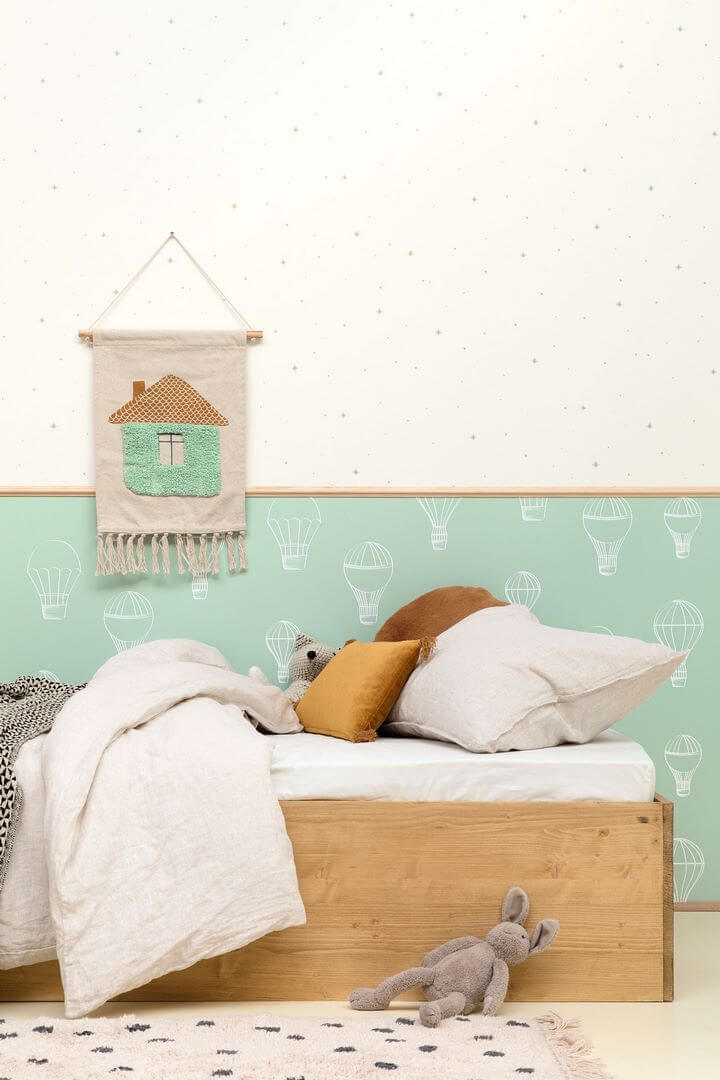 Tapeta latające balony Caselio ADM 103461010 Voyager Autour Du Monde