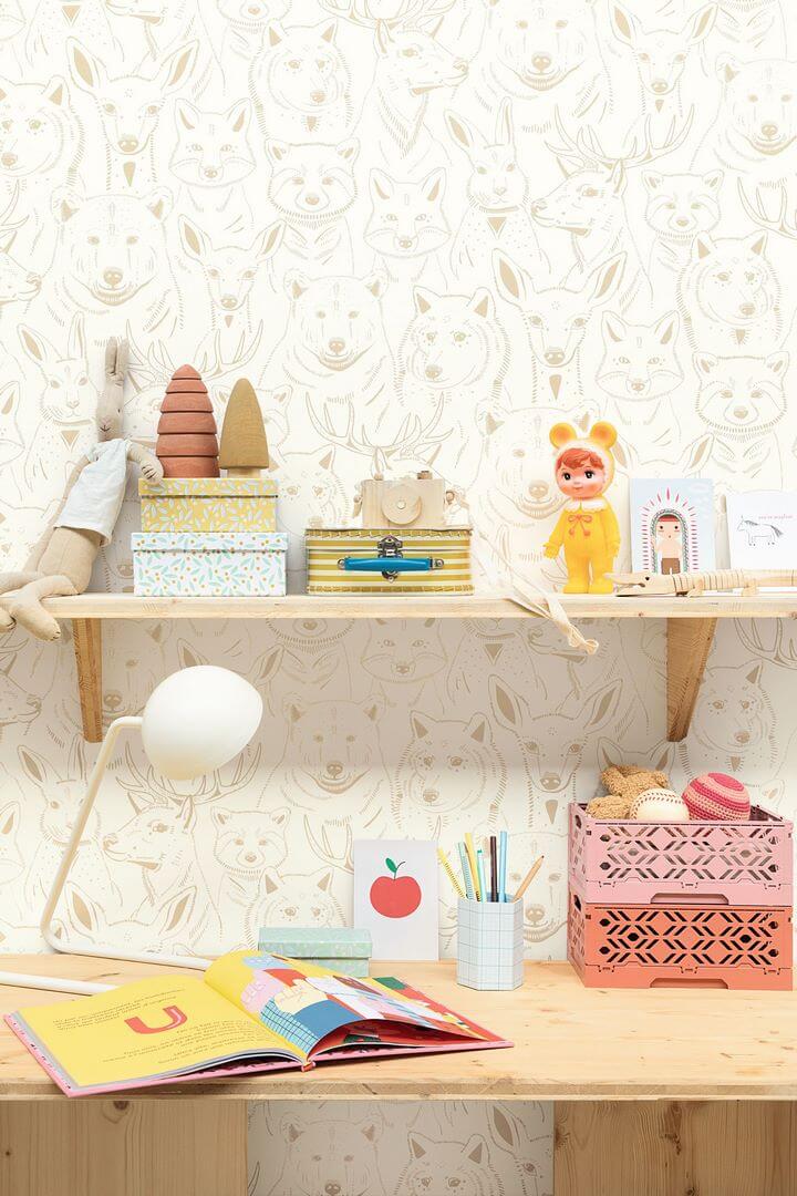 Tapeta leśne zwierzęta Caselio ADM 103527001 S'amuser Autour Du Monde