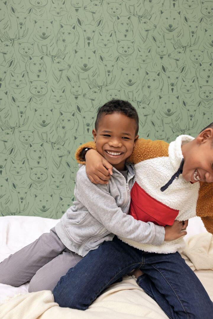 Tapeta leśne zwierzęta Caselio ADM 103527001 S'amuser Autour Du Monde