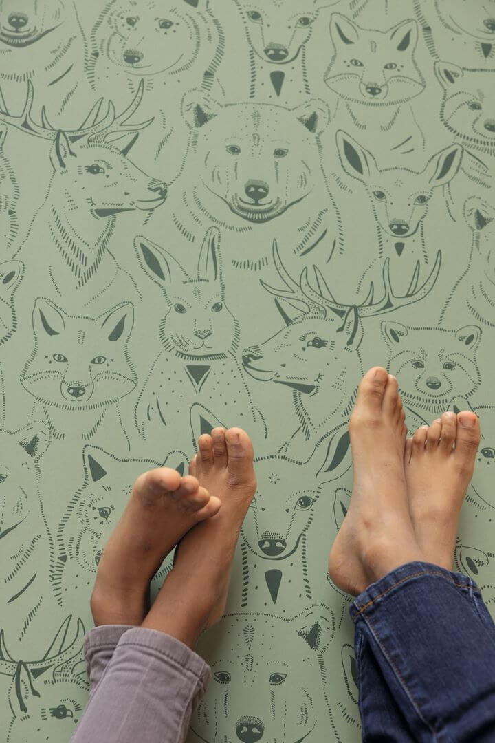 Tapeta leśne zwierzęta Caselio ADM 103527001 S'amuser Autour Du Monde