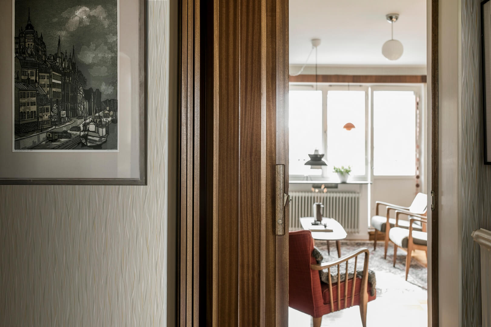 Tapeta w falujące linie Boras Tapeter Ängby 4177 Alla Tiders Hus