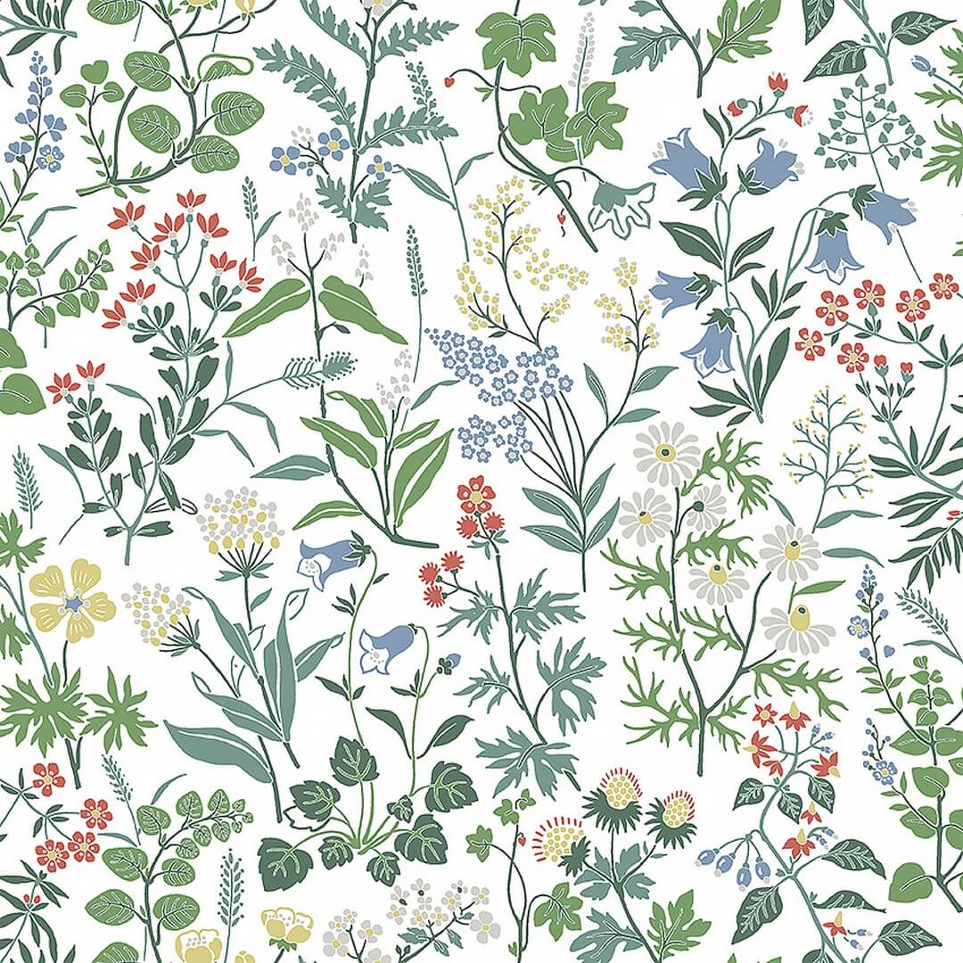 Tapeta łąka Boras Tapeter Flora 4180 Alla Tiders Hus