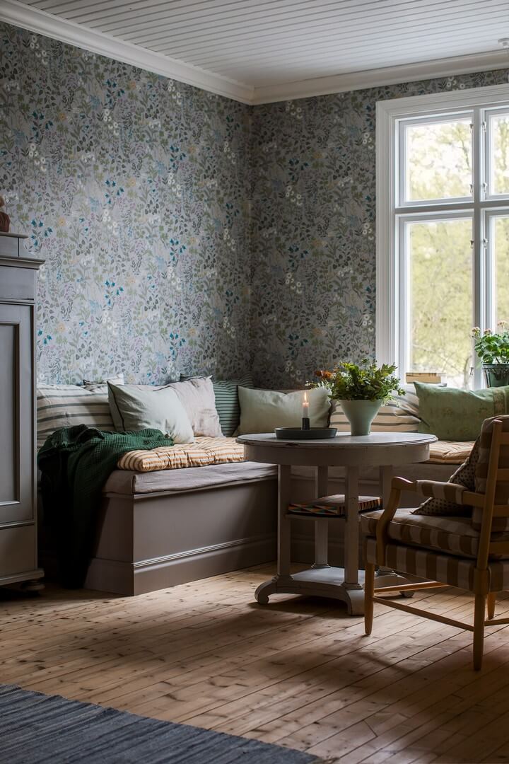 Tapeta łąka Boras Tapeter Flora 4182 Alla Tiders Hus