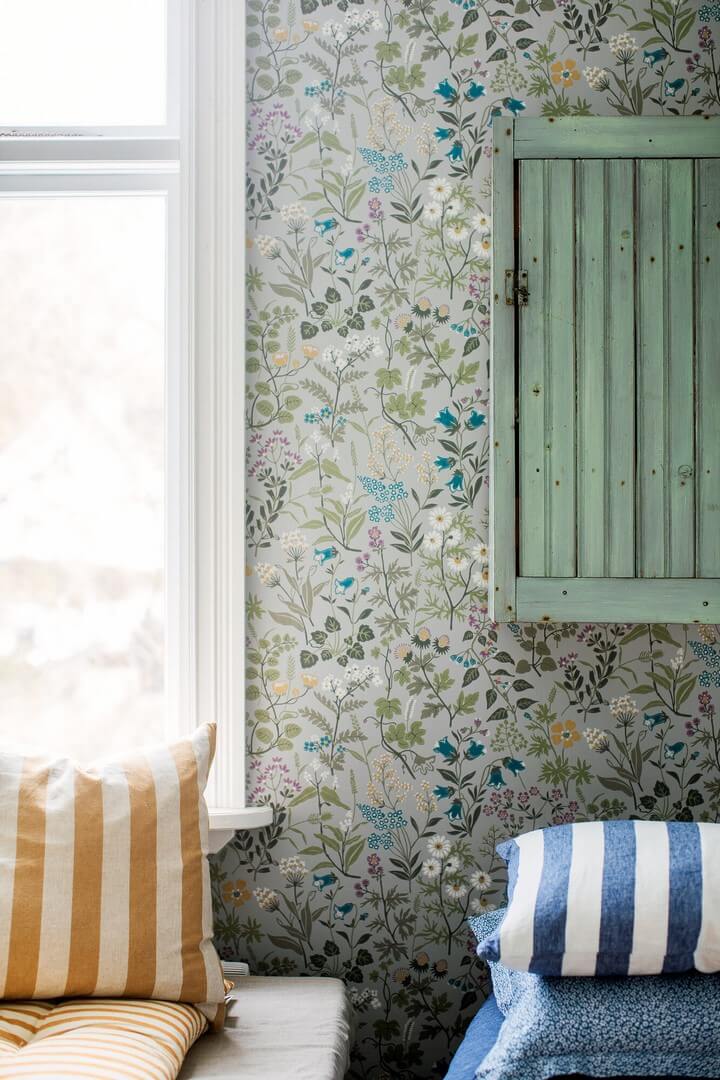 Tapeta łąka Boras Tapeter Flora 4182 Alla Tiders Hus