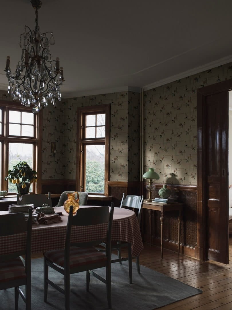 Tapeta delikatne kwiaty Boras Tapeter Salängen 4172 Alla Tiders Hus