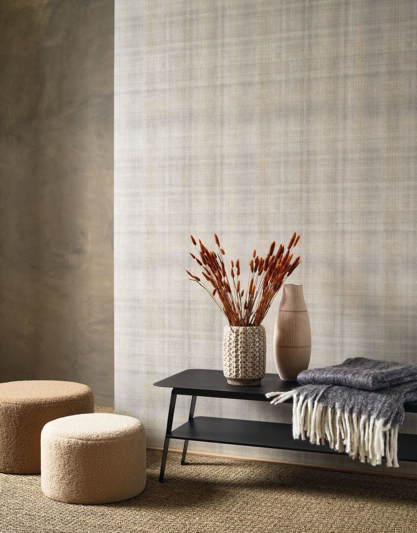 Tapeta szkocka krata Casadeco TEXI 87696722 Tartan Textiles