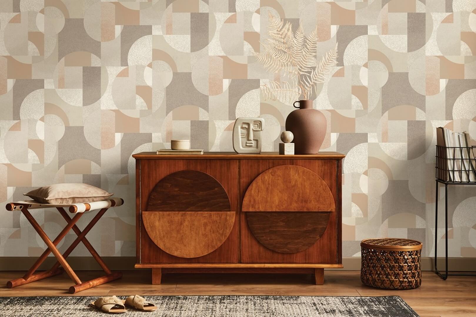 Tapeta geometryczna retro Holden 65850 Venn Alchemy