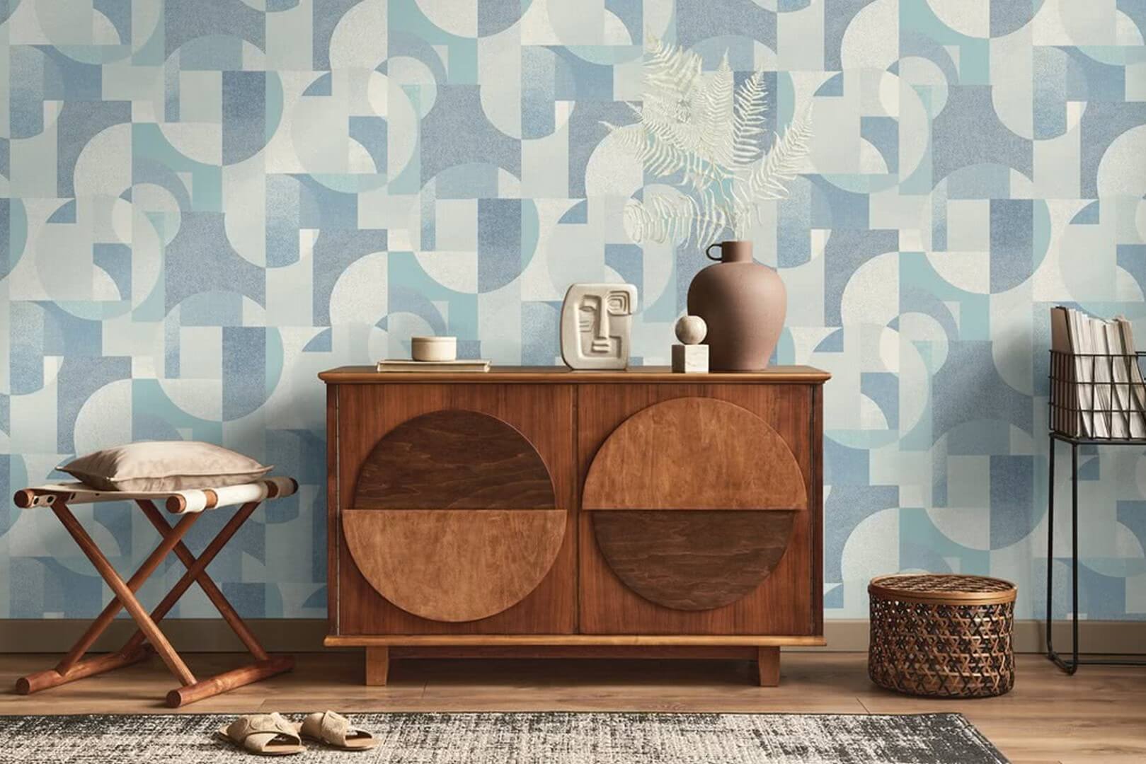 Tapeta geometryczna retro Holden 65852 Venn Alchemy
