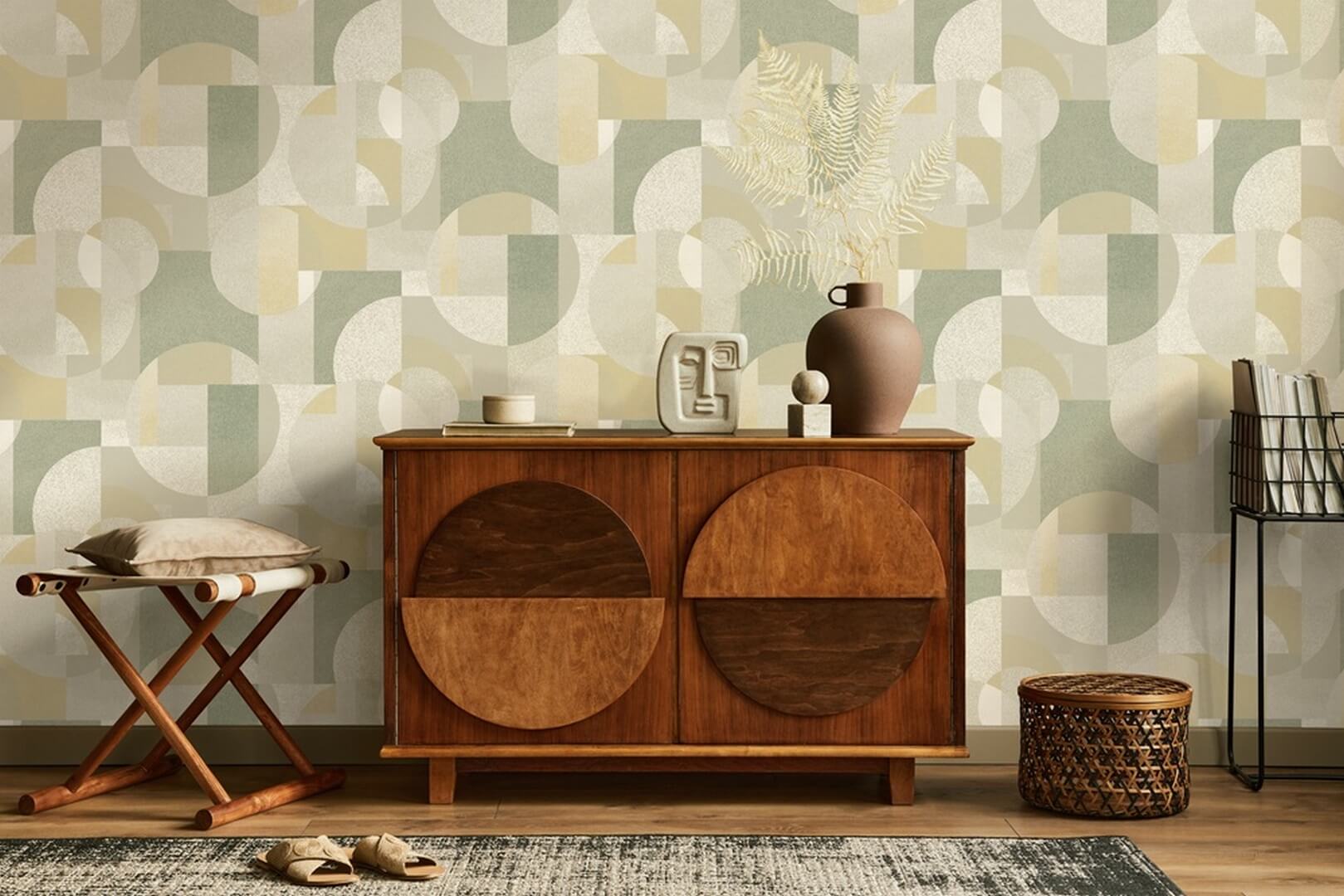 Tapeta geometryczna retro Holden 65853 Venn Alchemy