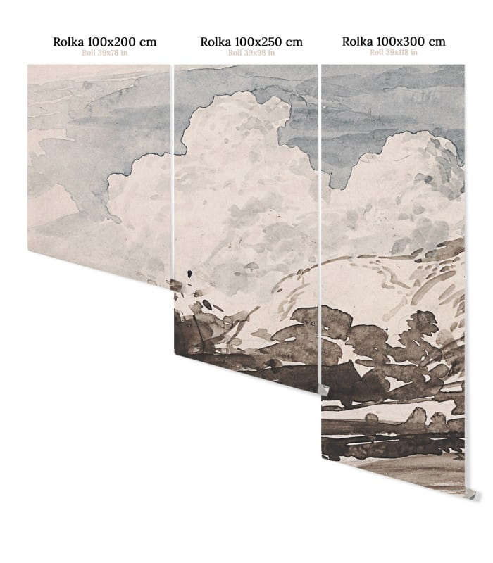 Mural chmury Wallcolors Cloudy Life in Boho