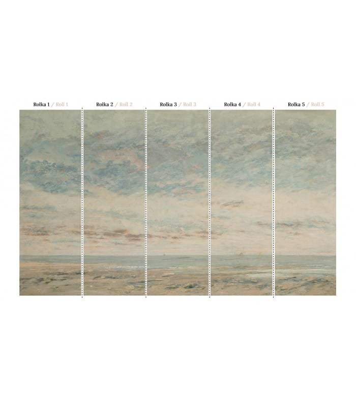 Mural morski krajobraz Wallcolors Sea Life in Boho