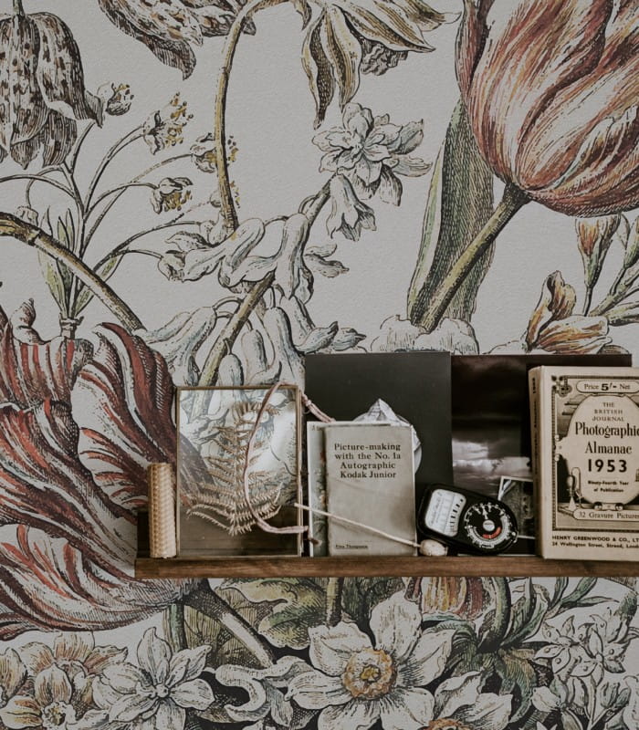 Mural okazałe kwiaty Wallcolors Floral Poem Life in Boho