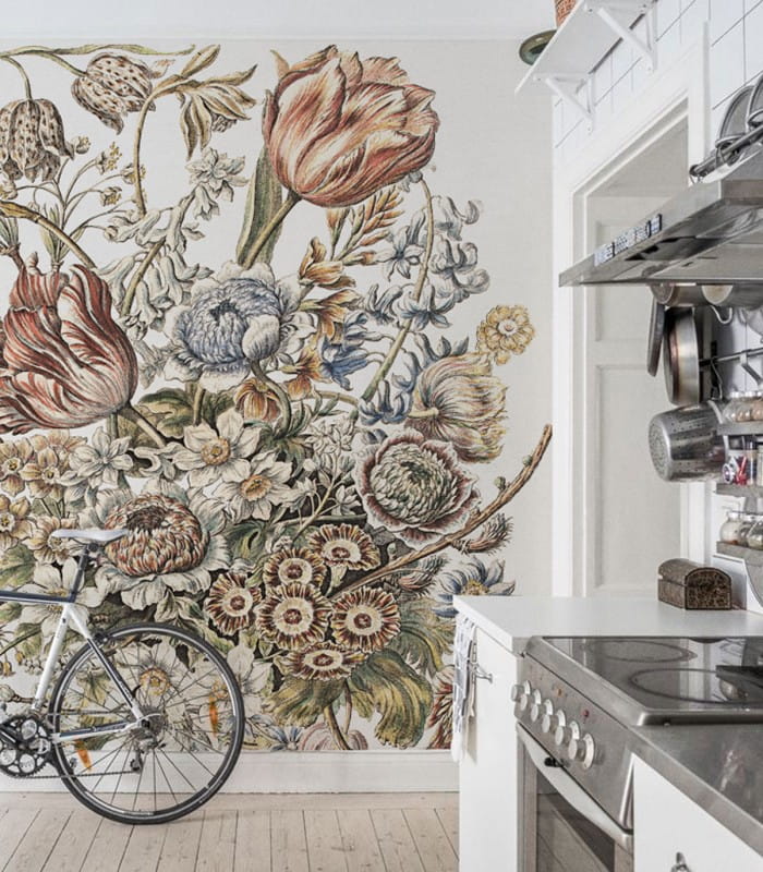 Mural okazałe kwiaty Wallcolors Floral Poem Life in Boho
