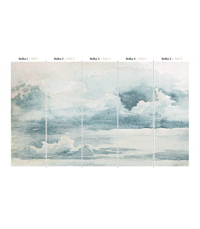 Mural niebo Wallcolors Stormy Sky Life in Boho