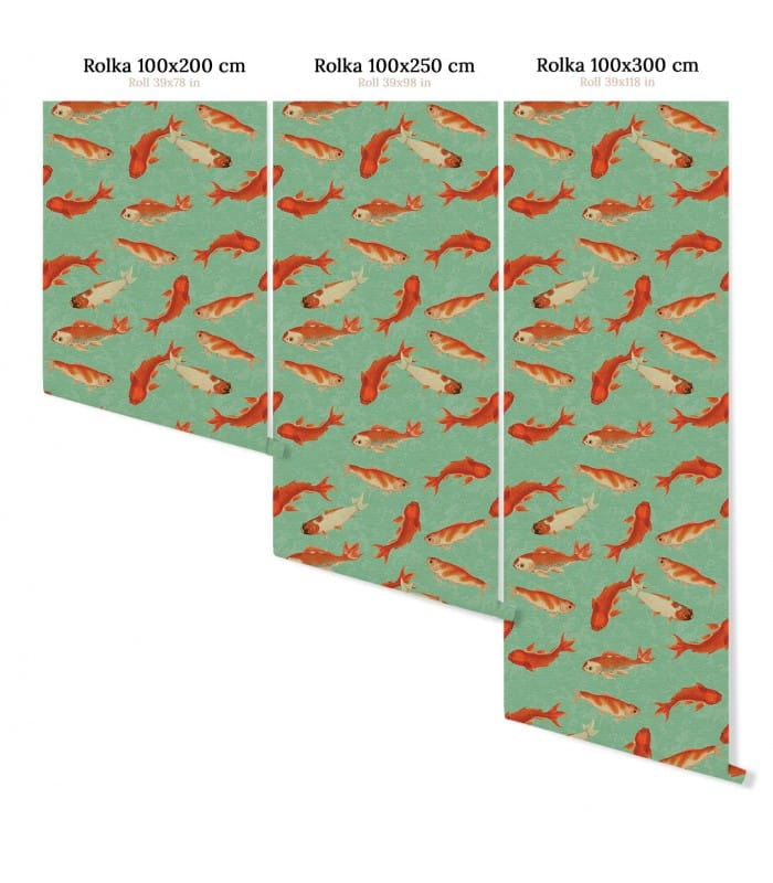 Mural ryby Koi Wallcolors Koi Life in Boho